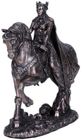 PACIFIC GIFTWARE Celtic Irish Moon Goddess Rhiannon Riding Horse in Arberth Statue 10"H