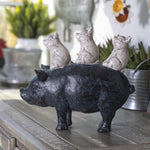SUMMIT COLLECTION Rustic Decor Barnyard Designs Stacked Piglets on Mother Pig Figurine 8.5 inches Tall Kitchen Dining Room Farmhouse Decor