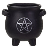 PACIFIC GIFTWARE Cauldron Pentagram Terracotta Planter Pot Figurine