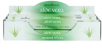 Pacific Giftware Aloe Vera Fragrance Elements Incense Sticks Display/Bulk Box Set - 6 Packs of 20 Sticks - 120 Total