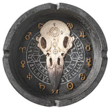 PACIFIC GIFTWARE Raven Skull Alchemist Ashtray