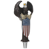 PACIFIC GIFTWARE Great American USA Patriot Eagle Shield Beer Tap Handle