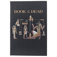 Book of The Dead Egyptian God Hardcover Embossed Blank Journal 8.25"