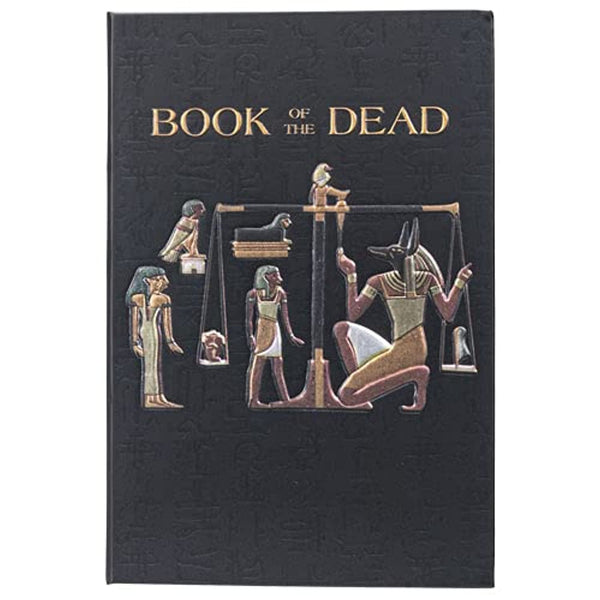 Book of The Dead Egyptian God Hardcover Embossed Blank Journal 8.25"