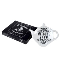 ALCHEMY ENGLAND DESIGN Witches Brew Tea Spoon Ceramic Rest Holder