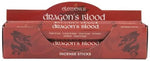 Pacific Giftware Dragon’s Blood Fragrance Elements Incense Sticks Display/Bulk Box Set - 6 Packs of 20 Sticks - 120 Total