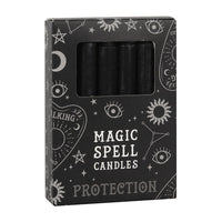 PACIFIC GIFTWARE Unscented 4 inches Tall Magic Spell Chime Candles Witchcraft Supplies for Personal Wiccan Altar, Spells, Charms & Rituals - Pack of 12