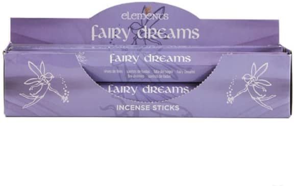 Pacific Giftware Fairy Dreams Fragrance Elements Incense Sticks Display/Bulk Box Set - 6 Packs of 20 Sticks - 120 Total