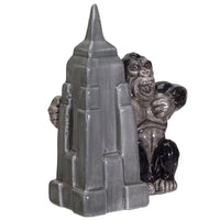 PACIFIC GIFTWARE NY Empire State Building with Giant King Kong Monster Ceramic Salt and Pepper Shakers Set
