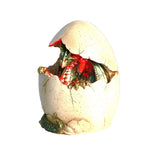 Dragon Hatchling Emerging From Egg with LED Light Collectible 6" H