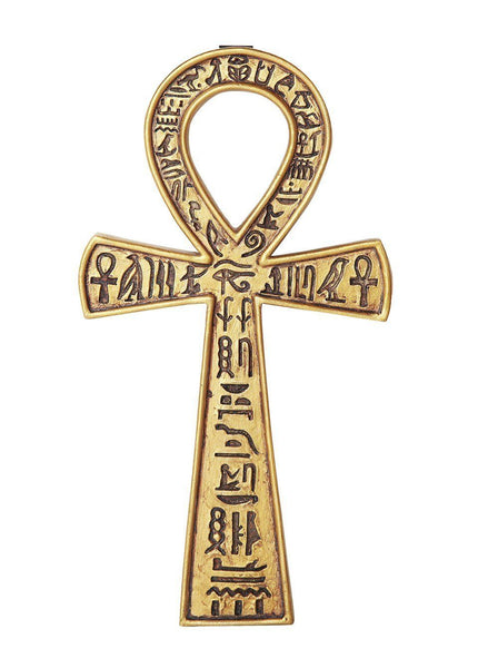Ancient Egyptian Collectible Ankh Wall Plaque Symbol of Wholeness Vitality and Health
